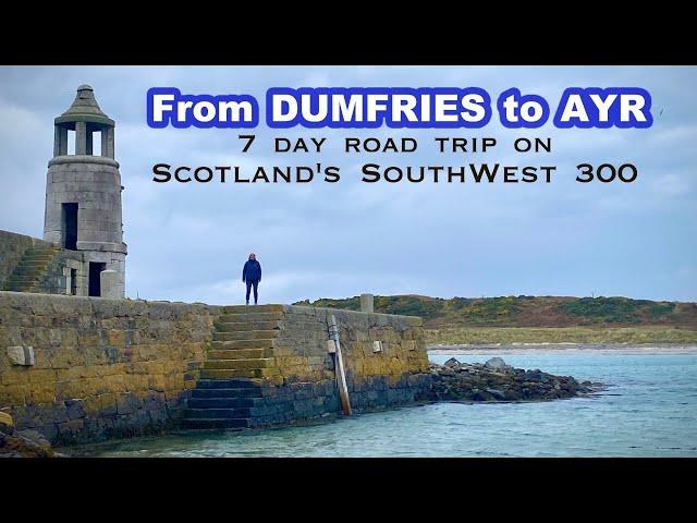 From DUMFRIES to AYR / SCOTLAND South West 300 SW300 Our Road Trip in a Campervan