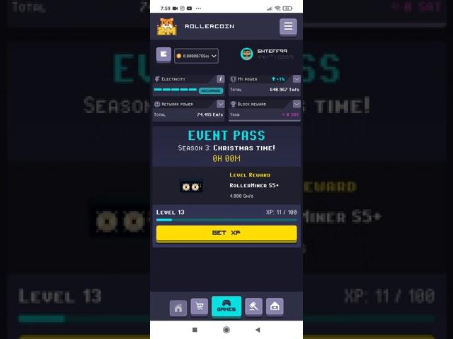 Rollercoin first withdrawal #freecrypto #play2earn #rollercoin #bitcoin