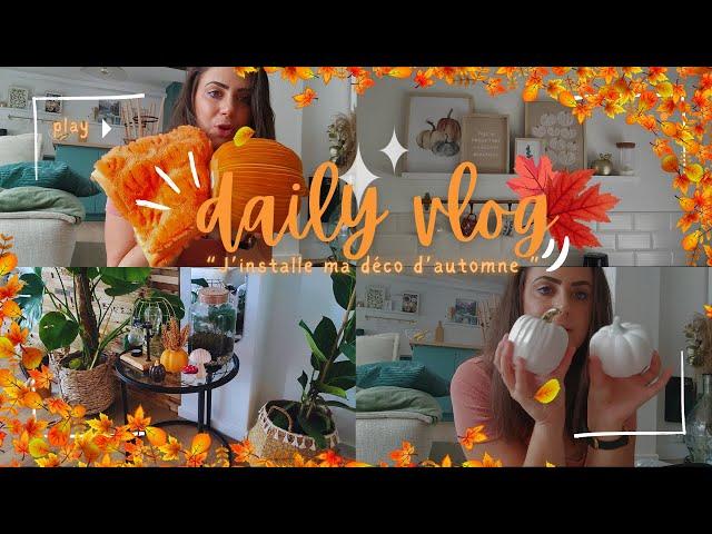 VLOG #10 HOME TOUR DÉCORATION D'AUTOMNE 2024  cosy #autumn2024  #vlog2024