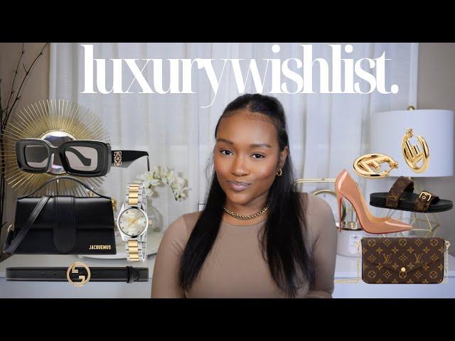 MY LUXURY WISHLIST 2024| JAQUEMUS,LV, GUCCI, LOEWE & MORE| handbags, accessories etc