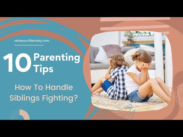 How To Stop Fighting Between Siblings - How To Handle Siblings Fighting - Kids Fighting Together