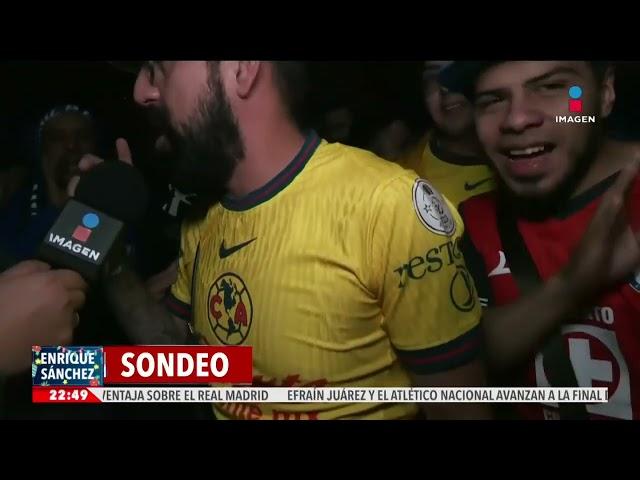 América vs. Cruz Azul: Aficionados reaccionan al resultado (4-3) | Imagen Noticias Fin de Semana