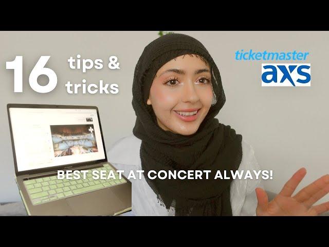 ultimate GUIDE on how to SUCCESSFULLY buy tickets on TICKETMASTER & AXS (presale, floor, tips/hacks)