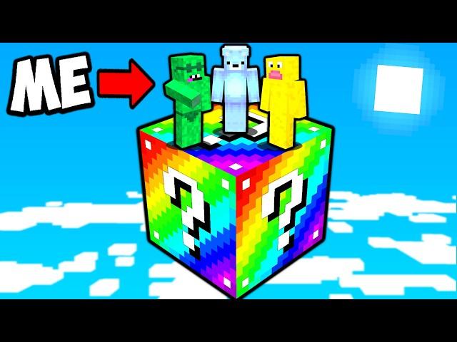 Can We Survive Minecraft's BIGGEST INSANE LUCKY BLOCK?