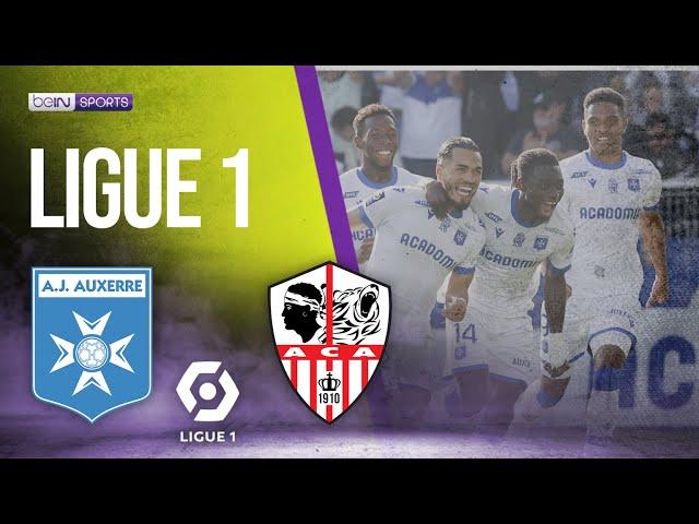 Auxerre vs. Ajaccio  | LIGUE 1 HIGHLIGHTS | 10/30/2022 | beIN SPORTS USA