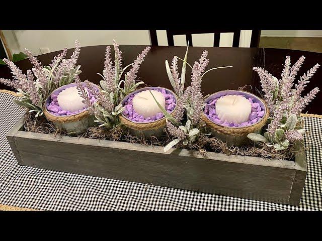 HOW TO:  DIY Weathered Wood Centerpiece | and Bonus at the end  #diycrafts #dollartree #centerpiece