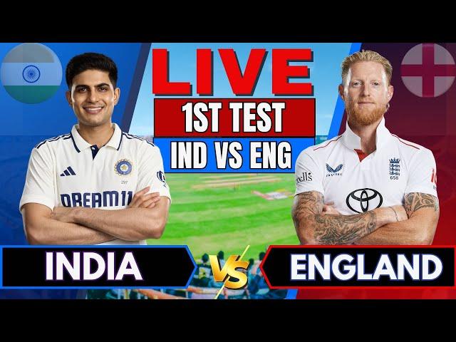  INDIA vs ENGLAND 1st TEST Day 4 | Live Cricket Match Score Today | IND vs ENG Live | 2nd Session