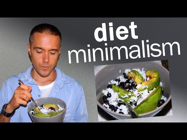 Why I'm a Diet Minimalist- MINIMALISM, WEIGHT LOSS, AND RECOVERY