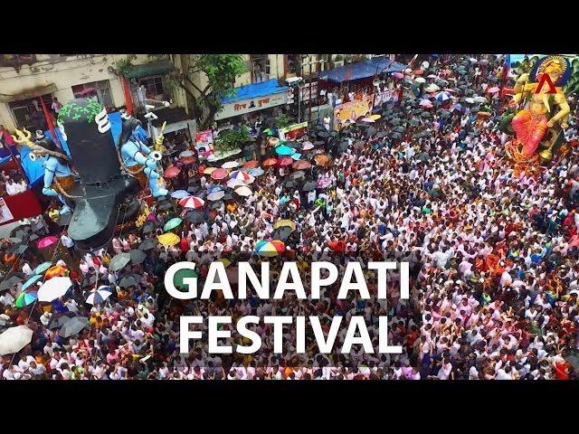 Ganapati Festival/Ganesh Chaturthi in Mumbai | Aerial India | CNA Insider