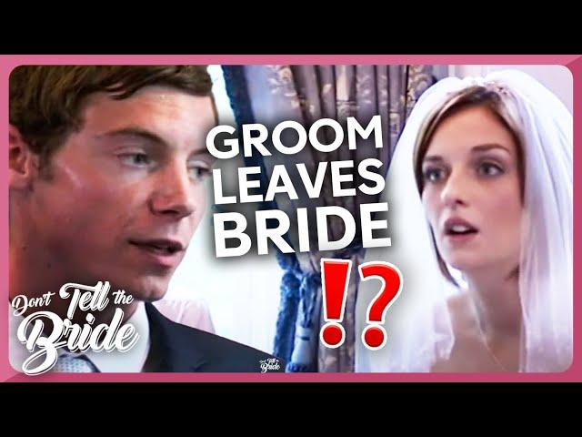 Groom leaves Bride after wedding ceremony!