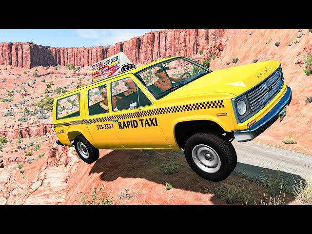 Cliff Drops #22 - BeamNG DRIVE | SmashChan