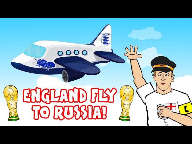 ENGLAND FLY TO RUSSIA 2018! The Song! (Harry Kane's Plane World Cup 2018)