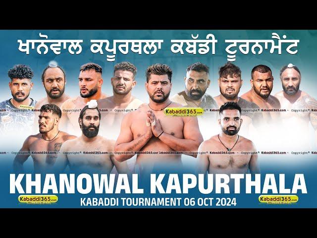 [Live] Khanowal (Kapurthala) Kabaddi Tournament 06 Oct 2024