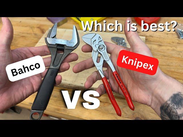 Knipex Pliers Wrench vs. Bahco Adjustable Wrench | Which is Best?