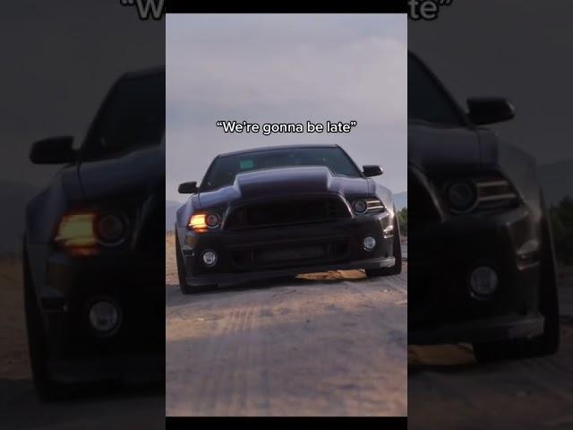 When the GPS says you will arrive late but you drive a 1,000hp car 