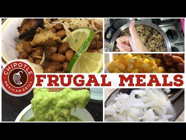 $1 Budget Meals | Chipotle Copycats Meal Prep! | Frugal Family Favorites