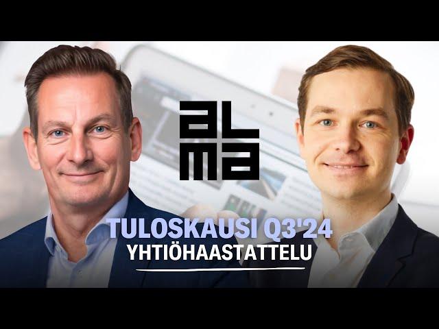 Alma Media Q3’24: Toiminnan tehostuminen näkyi kannattavuudessa