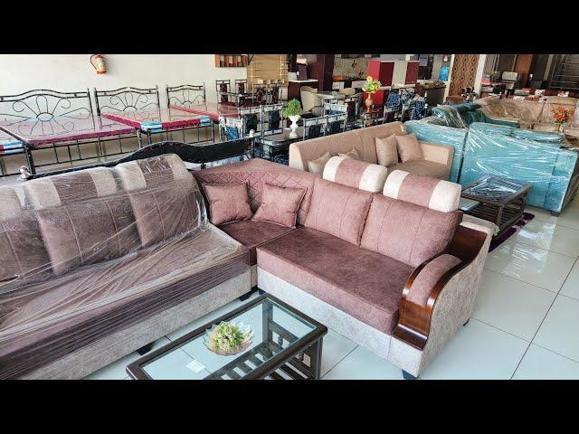 Most Beautiful L Shape Sofa Set || Wood Bourne furniture