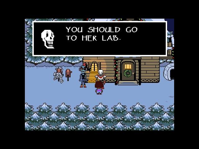 Papyrus's inaccessible dialogue after Alphys's date