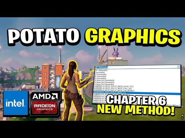 How to Get Potato Graphics in Fortnite on AMD & Intel for Maximum FPS!