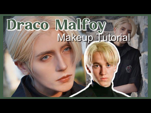 Draco Malfoy Cosplay Makeup Tutorial | Slytherin transformation 