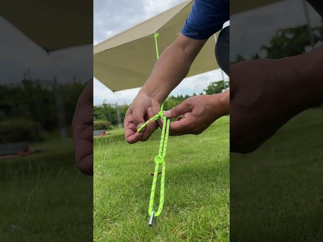 The NEW Camping Knot ️ - Simple but Works Great!! #knottying