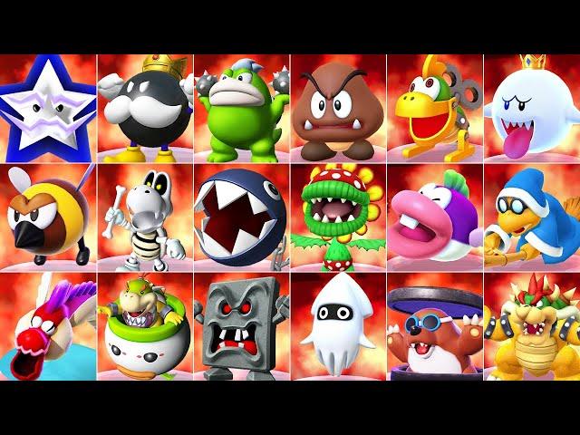 Mario Party Series - All Bosses (No Damage)