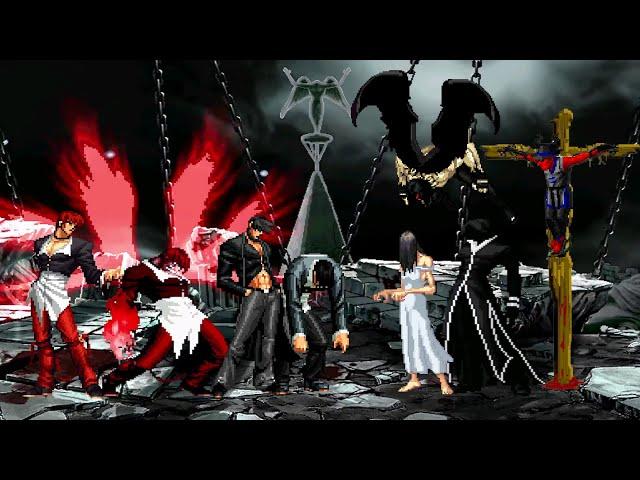 [KOF MUGEN] Iori Yagami Team vs Satanic Team