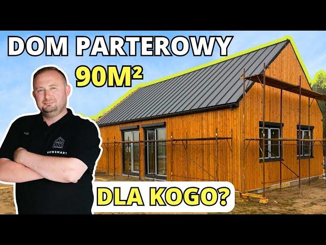 PARTEROWY DOM 90M2 DLA KOGO NAJLEPSZY? Oprowadzam po budowie domu szkieletowego 90m2