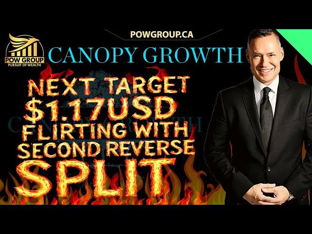 Canopy Growth Targeting $1.17 USD & Flirting With 2nd Reverse Split Again...