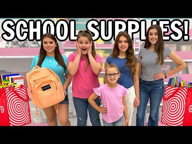 BACK TO SCHOOL SUPPLiES SHOPPiNG w/ MY 6 KiDS for 2024!