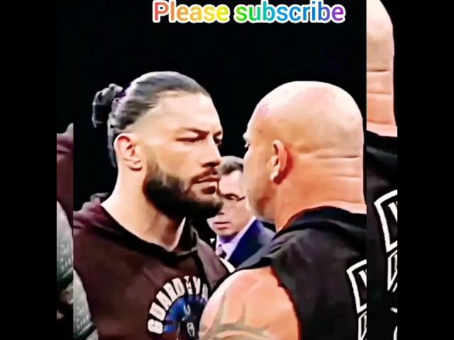 Roman reigns vs Goldberg (Roman reigns attitude) #wwe #romanreigns #wrestling #shots #trending #gym