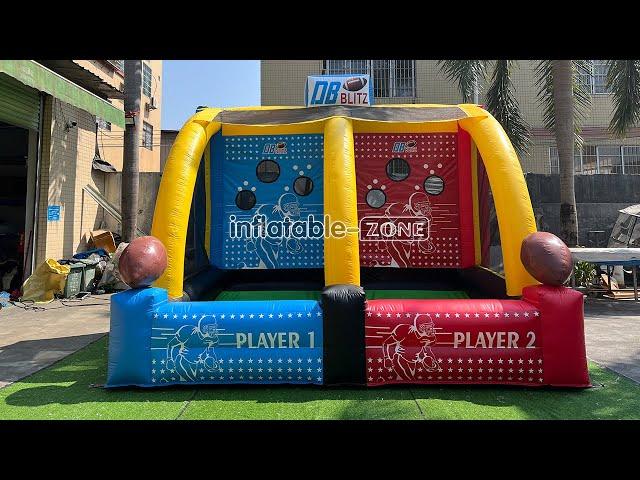 Commercial grade PVC inflatable Bastketball game shoorting game for kids