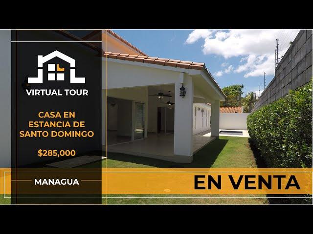 VIRTUAL TOUR por Casa en Venta en Estancia de Santo Domingo | Casas en Venta en Managua Nicaragua