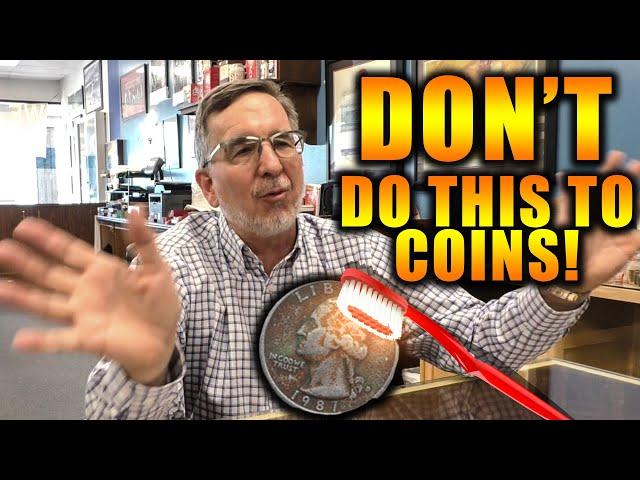 Coin Shop Owner on HOW TO CLEAN COINS?