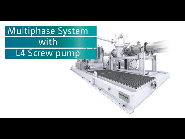 Leistritz Multiphase Pump Skid with L4 screw pump