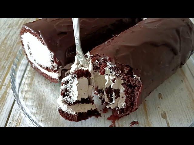 Sugar Free and Gluten Free Keto Chocolate Roll!