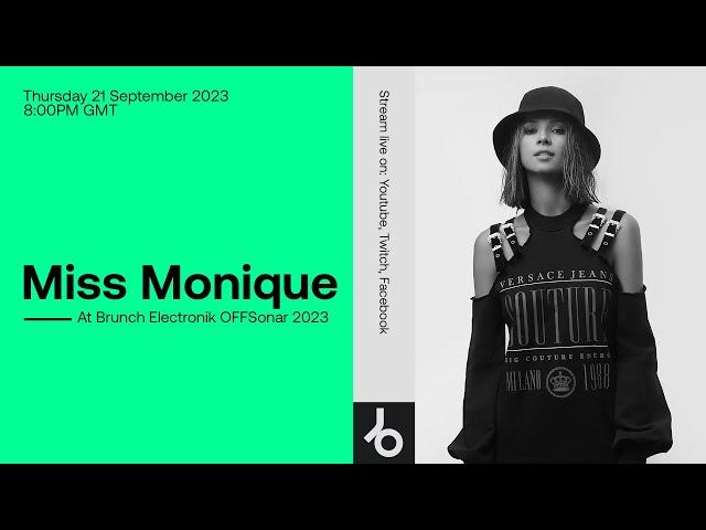 Miss Monique's Electrifying Set @ Brunch Electronik OFFSónar 2023 |  @beatport live