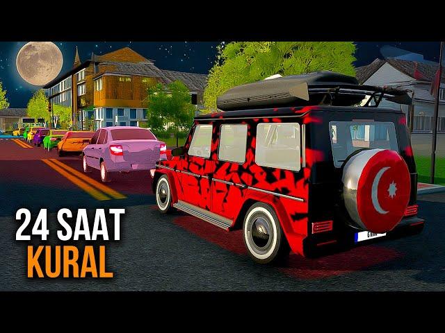 Modifiyeli Arabam ile 24 SAAT Boyunca Trafik Kurallarına Uydum !!! Car Simulator 2