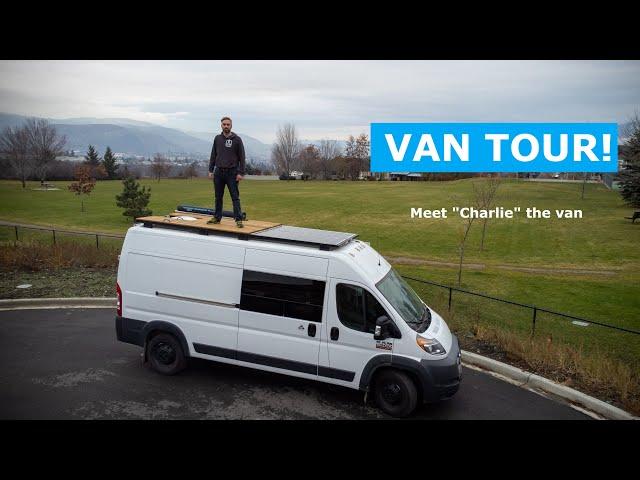 VAN TOUR | Retirees Getaway Camper Van "Charlie"