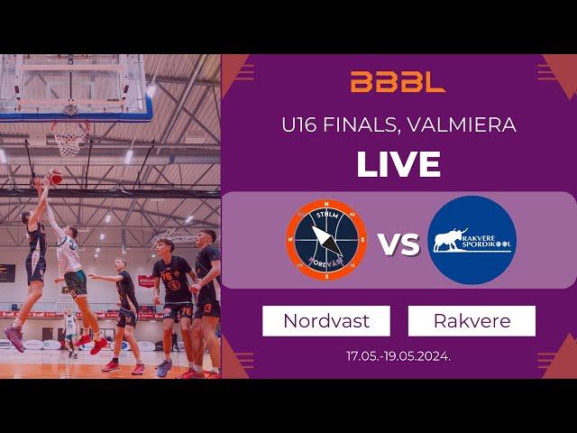 Stockholm Nordvast/FUBB Basket 2008 vs Rakvere 2008 | BBBL Boys U16 Final Stage | Challenge Cup