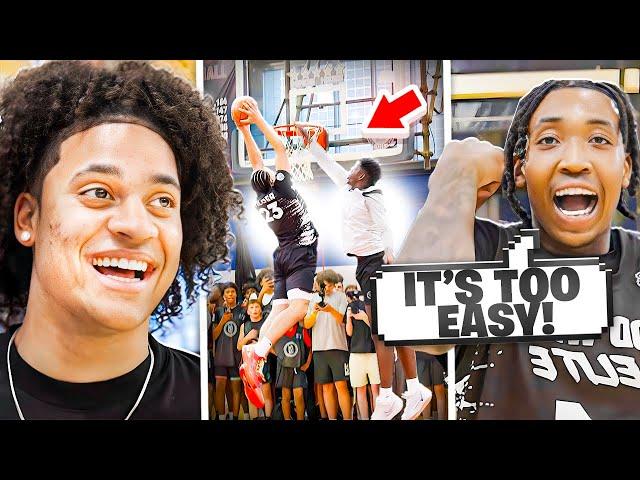 CHOPPA WENT FOR 40 POINTS AGAINST THIS AAU TEAM WITH TOP D1 RECRUITS!