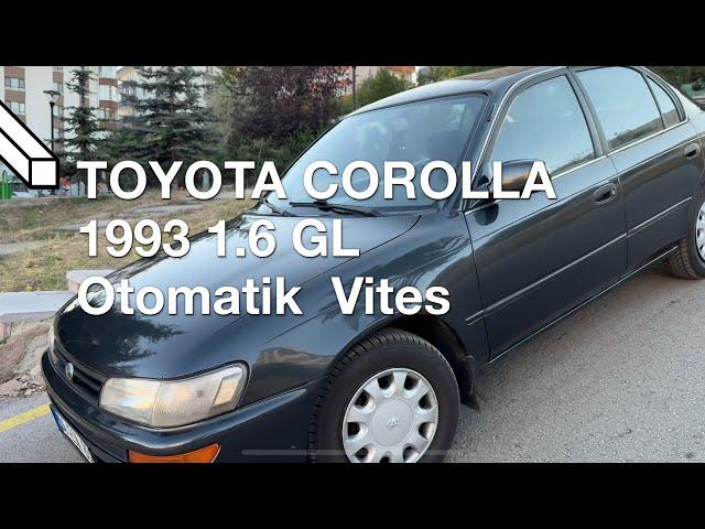 Toyota Corolla 1993 GL 1.6 Otomatik Vites Testi ( Efsane Kasa AE101 )