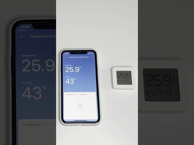 Check this Epic Mi Temperature and Humidity Sensor 2 #shorts