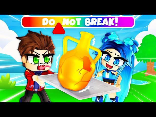 DO NOT DROP THE VASE IN ROBLOX! *I BROKE IT*