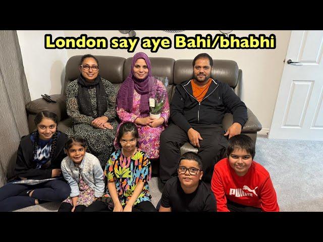 London say Bahi Bhabhi first time hamaray new ghar aye/bacho ko new house  bohat acha laga