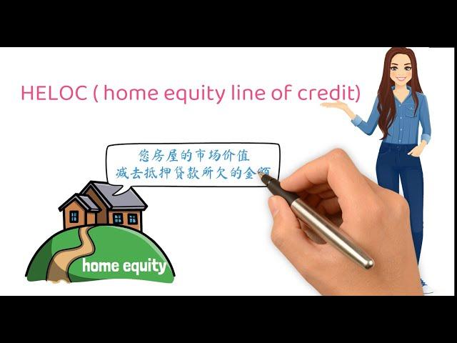 借用房屋净值的信贷，HELOC ( home equity line of credit)