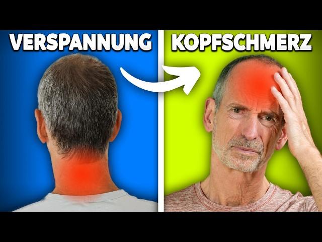 Spannungs-Kopfschmerz lösen in 6 Minuten! (3 kleine Übungen)