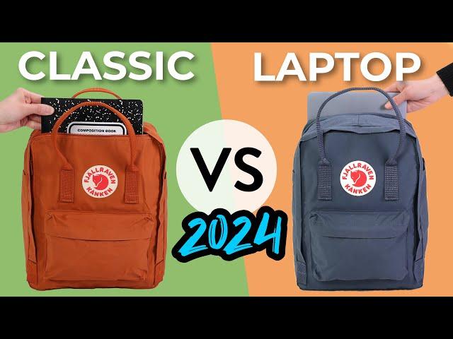 Kanken Classic vs Kanken Laptop Backpack (13" 15" 17")