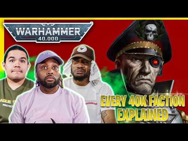 WARHAMMER 40K - Every 40k Faction Pt1 || Lore Reaction
